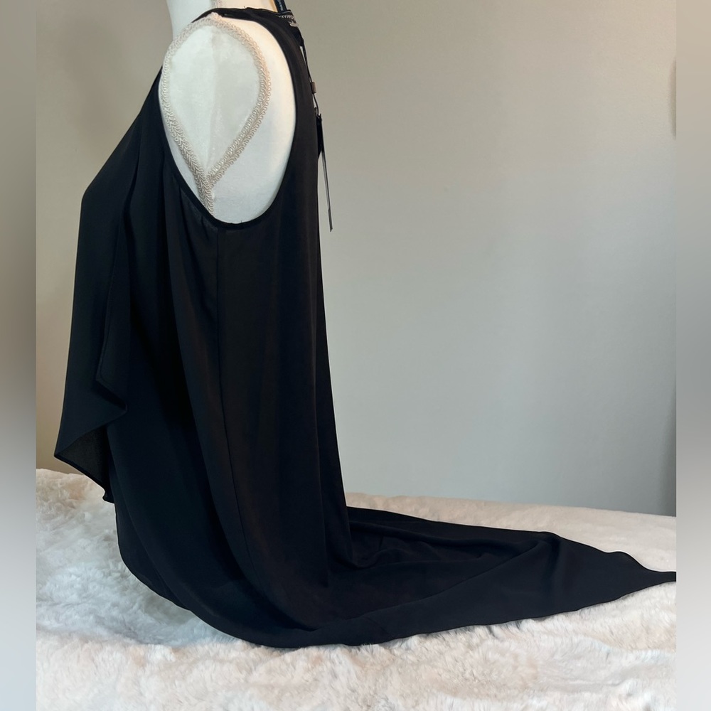 BCBGMAXAZRIA Women's Sleeveless Blouse Black, Size XS - Picture 9 of 10
